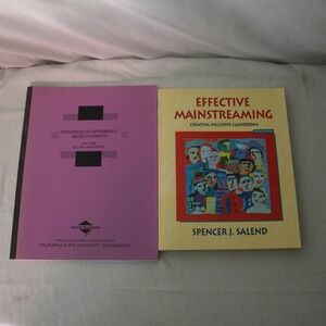 Effective Mainstreaming Creating Inclusive Classrooms Spencer J Salend Book‎